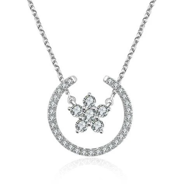 Bon Bon Jewelry 花好月圓 天然鑽石項鍊