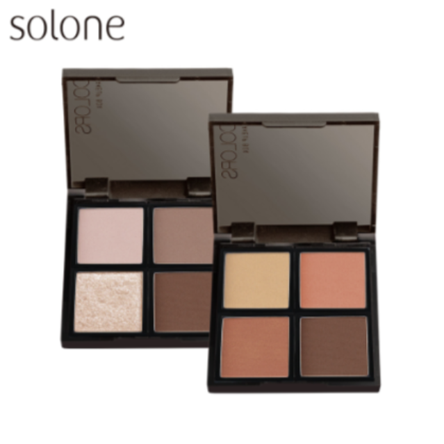 Solone 專屬訂製特調4色眼彩盤 3.4g (眼影4色)