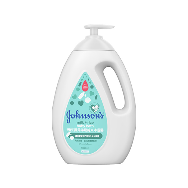 【Johnsons 嬌生】全新升級_嬰兒牛奶純米沐浴乳(1000ml)