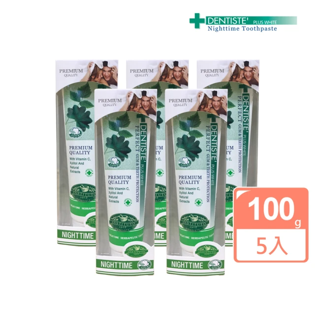 Dentiste 牙醫選夜用牙膏（100g）5入/組