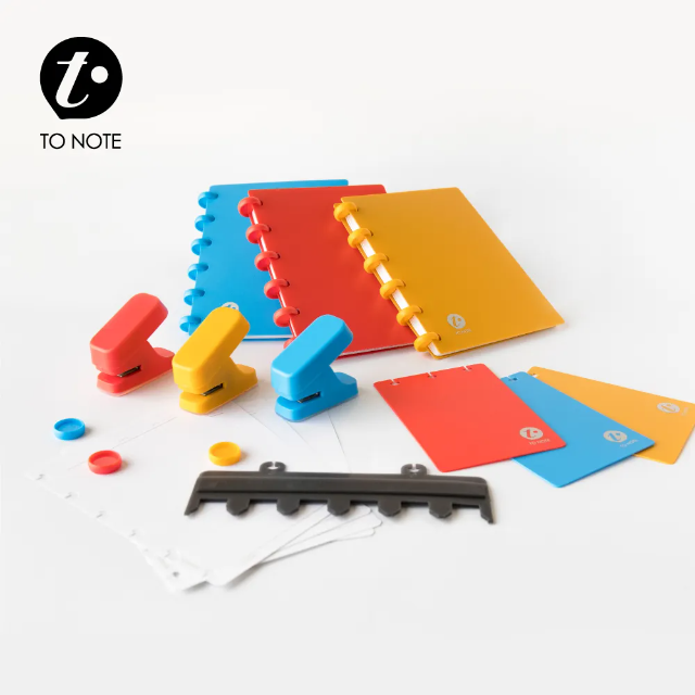 TO NOTE體驗組 (筆記本+打孔機+尺標)