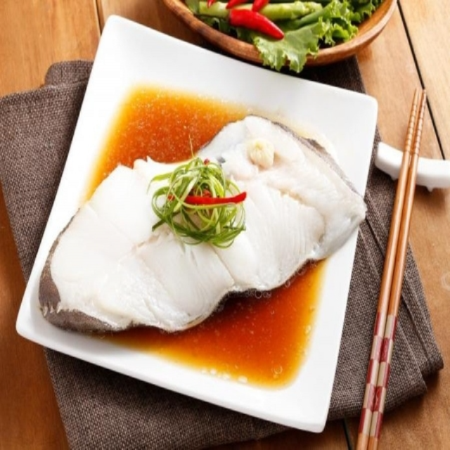 XXL航空母艦鮮嫩細緻格陵蘭扁鱈（大比目魚）-8片