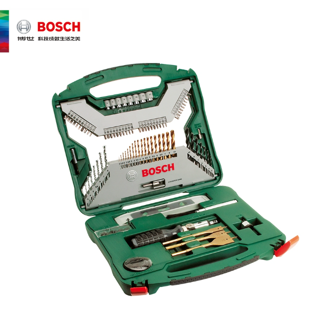 BOSCH 博世 100pcs X-line 鍍鈦套裝