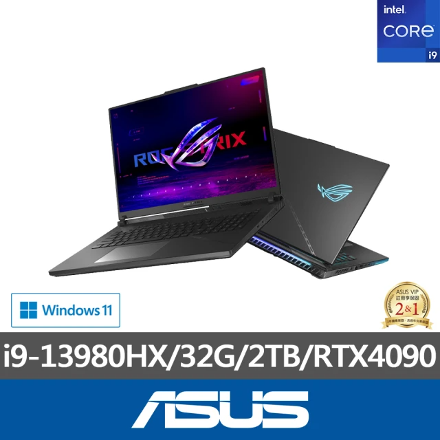 ASUS 華碩 18吋 i9 RTX4090 電競筆電 G834JY-0031A13980HX-NBL