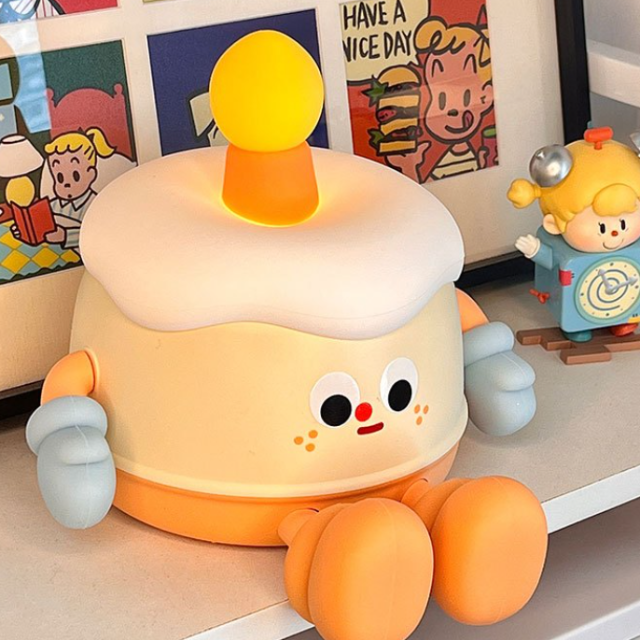 蛋糕小夜燈/手機架