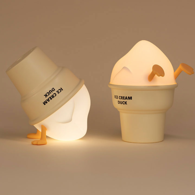 冰淇淋小鴨夜燈