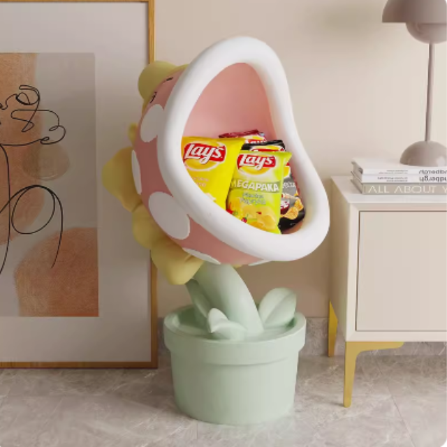 大嘴花客廳大型點心置物架  (82CM)