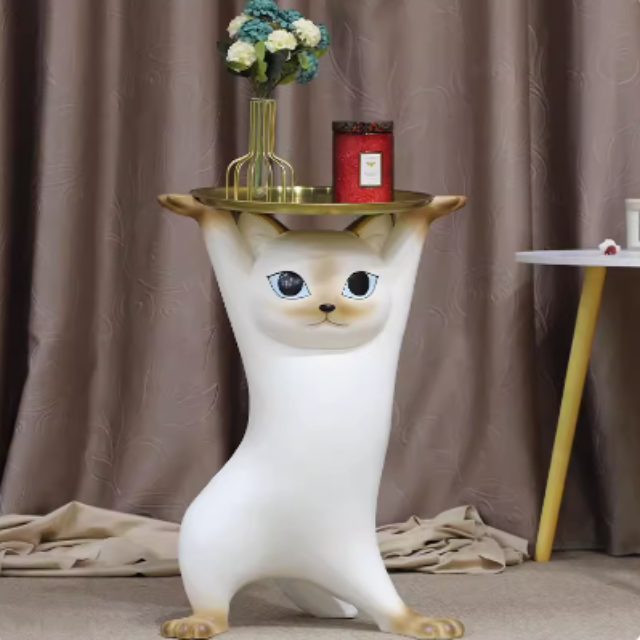 可愛招財貓落地居家擺設