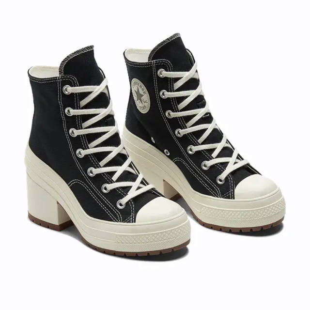 CONVERSE CHUCK 70 DE LUXE WEDGE HI 黑色 高跟休閒鞋