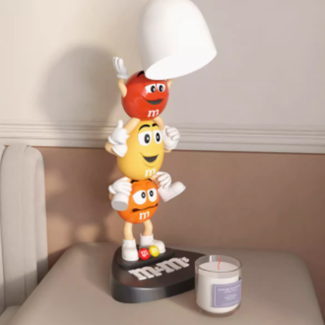 卡通三色香氛蠟燭燈