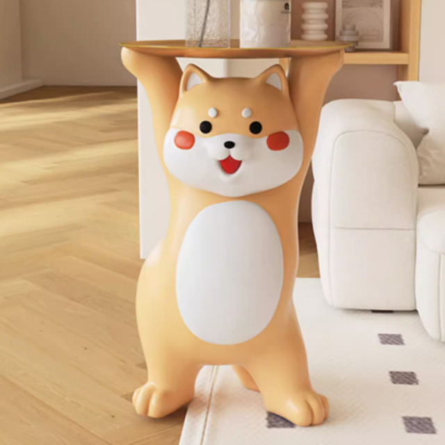 柴犬藝術居家擺設