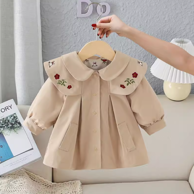 寶寶上衣夾克女童風衣外套