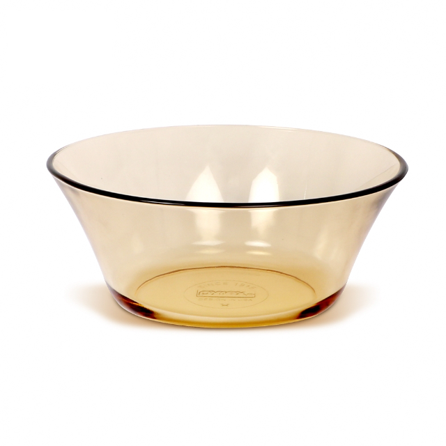 【康寧餐廚】17cm透明琥珀沙拉碗
