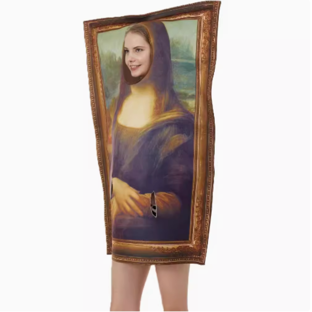 蒙娜麗莎壁畫cosplay