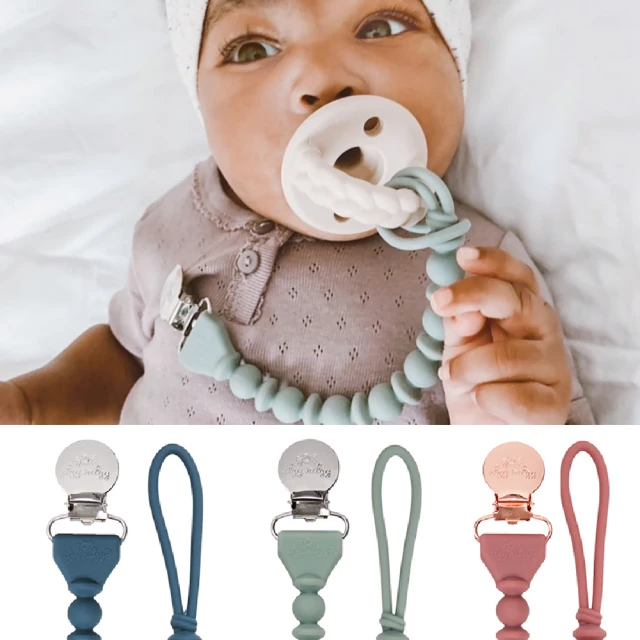 串珠矽膠奶嘴鍊-多色可選