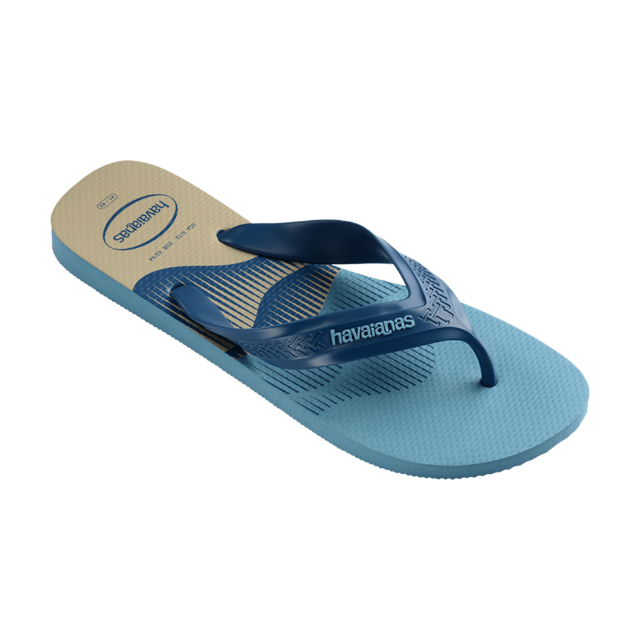 Havaianas 哈瓦仕 Top Max Basic 波浪寬帶夾腳拖鞋 藍色
