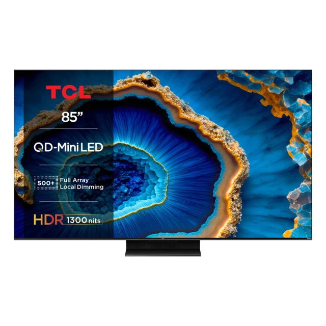 TCL 4K QD Mini LED 144HZ Google TV 量子智能連網液晶顯示器85型