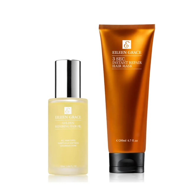 EILEEN GRACE_妍霓絲妍霓絲3秒瞬間修復護髮膜200ml+護髮油50ml