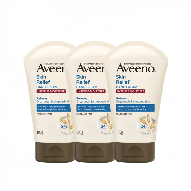 Aveeno 艾惟諾 燕麥高效舒緩護手霜100gx3