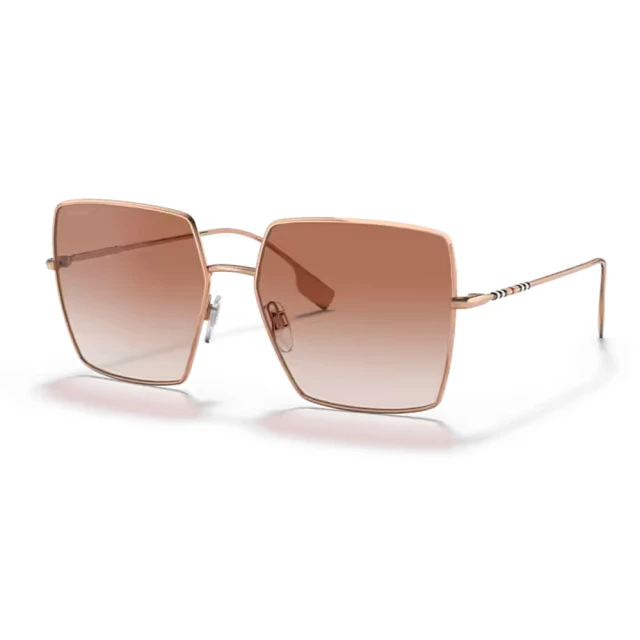 BURBERRY 方形金屬太陽眼鏡