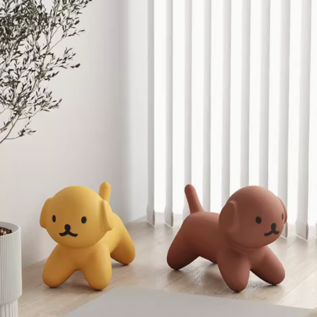 可愛小狗造型座椅/換鞋凳