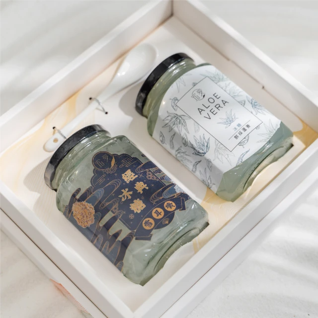 究愛燕窩 雪耳+蘆薈2入鮮燉禮盒｜380ml