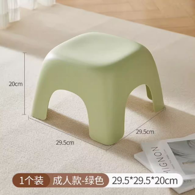 時尚簡約居家矮凳-加厚防滑 (成人款/兒童款)三色任選