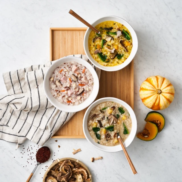 蘭揚食品 青銀素食養生粥組合-內附9包