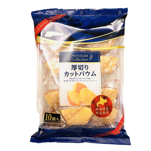 《丸金》北海道牛乳厚切年輪蛋糕 [10入裝] 230G