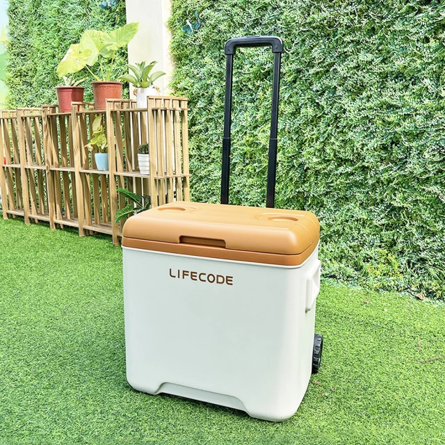 LIFECODE 急凍屋-拉桿式30L保冰桶-附2個冰磚