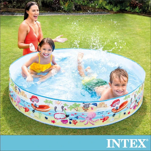 INTEX 免充氣幼童戲水游泳池 152*25cm