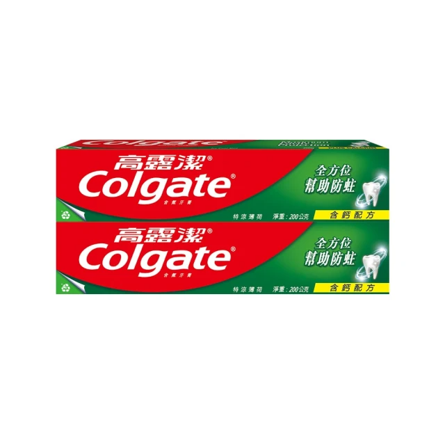 高露潔 特涼薄荷牙膏（200gX2入）