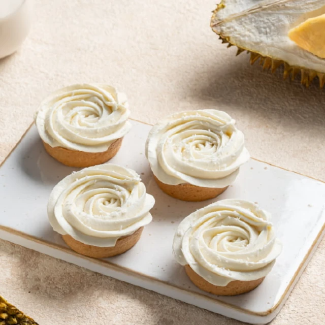 【商品卷】傳遞幸福 椰香榴槤塔(4入禮盒)