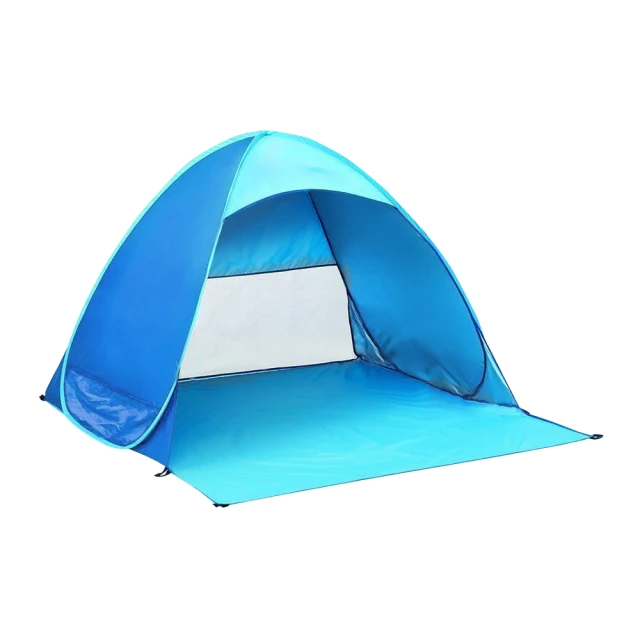 素色無窗款 秒開帳篷 (附地釘 收納袋)