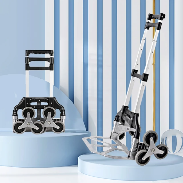 ANTIAN 6輪 鋁合金爬樓折疊便攜拉桿車