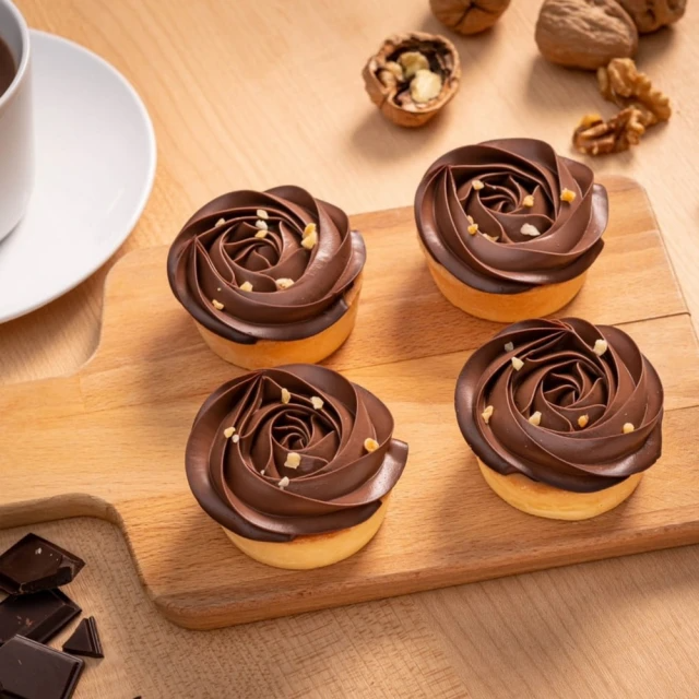 【商品卷】傳遞幸福 蕉香巧克力塔(4入禮盒)