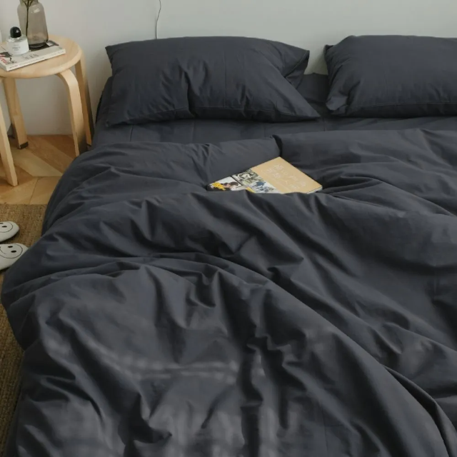 莫蘭迪素色鋪棉兩用被套 6x7尺 3M吸濕排汗 鋪棉被套