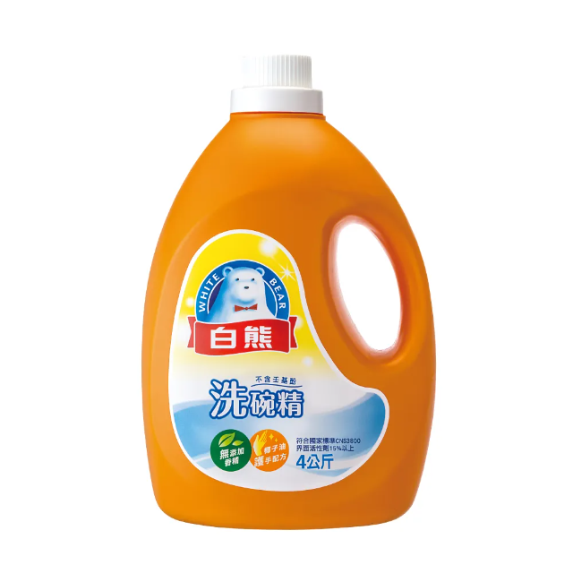 白熊 洗碗精4kg
