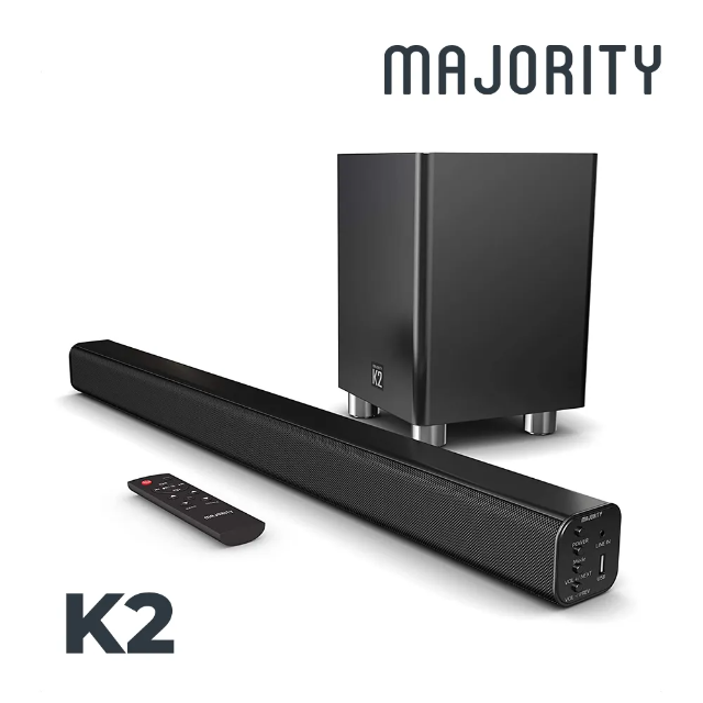 【MAJORITY】K2 家庭劇院藍牙喇叭 + 無線重低音