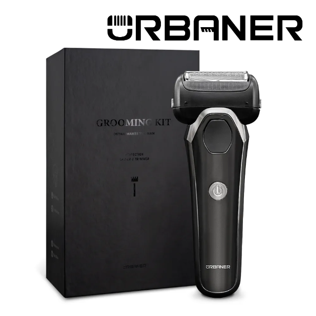 URBANER_奧本電剪URBANER 奧本頂級水洗3D浮動電動刮鬍刀MB-344