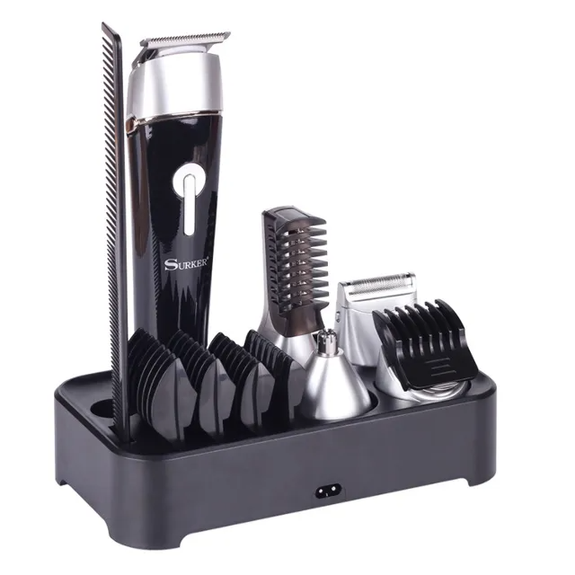 5合1多功能 電動刮鬍刀+剪髮器+鼻毛剪+刮毛器+鬢毛刀