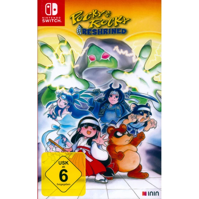 NS SWITCH 奇奇怪界 黑斗篷之謎 Pocky & Rocky Reshrined(中英日文歐版)