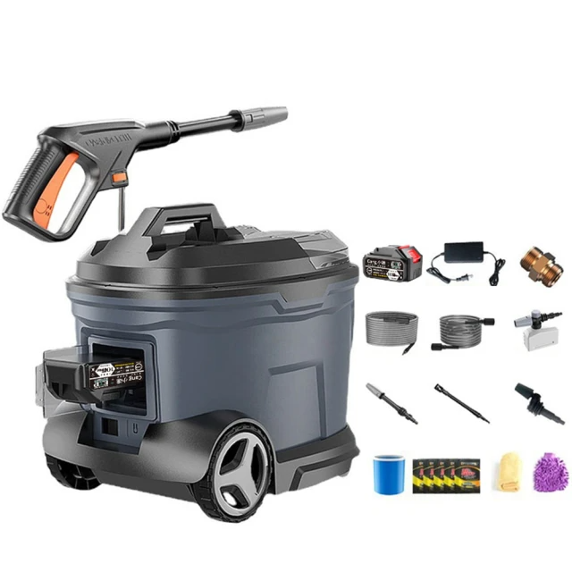 Cang小達 高壓清洗機 高壓鋰電洗車機 十節一電