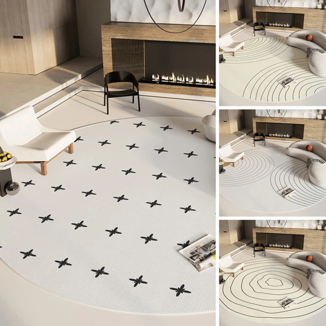 地板防刮 桌椅地墊120cm圓形