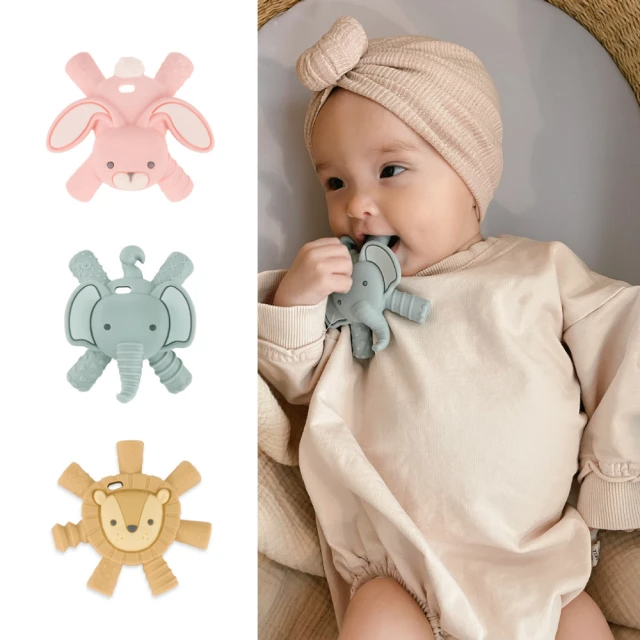 Itzy Ritzy 美國 趴趴動物矽膠固齒器