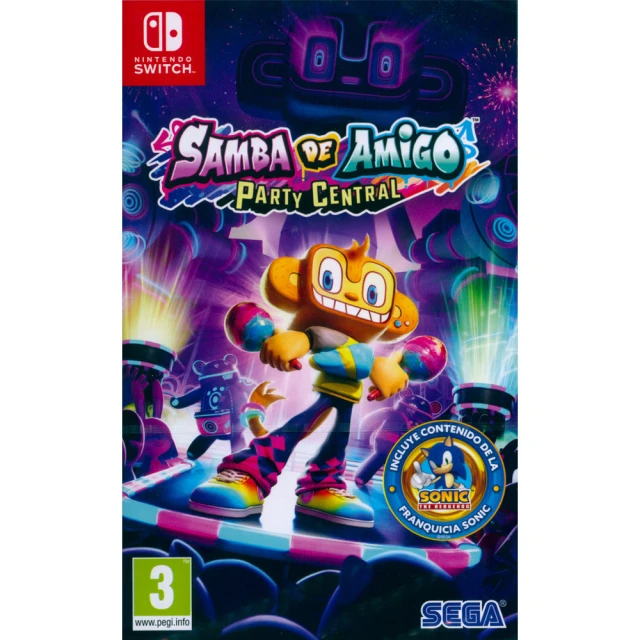 NS SWITCH 歡樂搖搖派對SAMBA DE AMIGO PARTY CENTRAL(中英日文歐版)