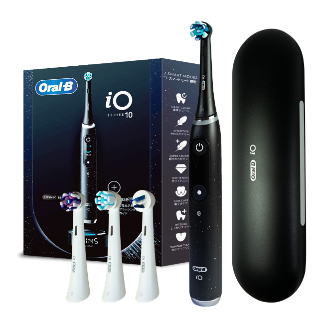 德國百靈Oral-B iO10微磁電動牙刷 (黑)