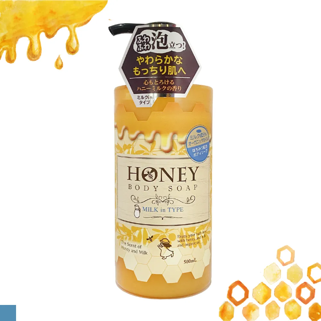 HONEY 蜂蜜牛奶 保濕沐浴乳 500ml
