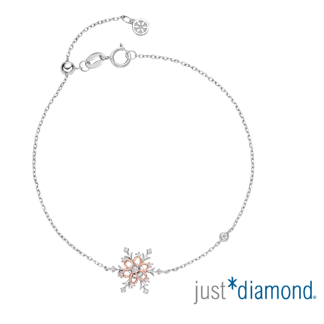 【Just Diamond】Whirling Snow 飛花 鑽石手鍊
