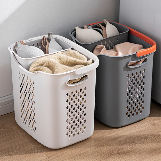 無印風洗衣籃 2色/大籃+內衣籃
